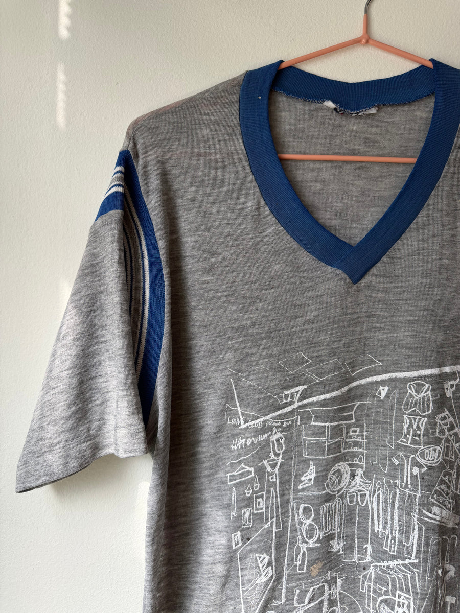 Showroom Drawing” Tee by AD (M) – The Goody Vault