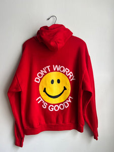 80s DWIG MTV Hoodie -Red (L)