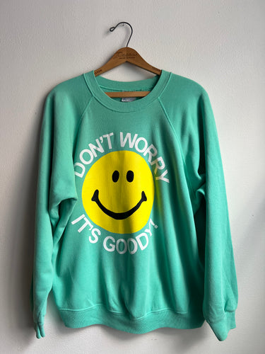 90s DWIG Hanes Sweater - Teal (L)