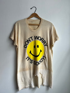 70s DWIG Thrashed Tee -White (S)