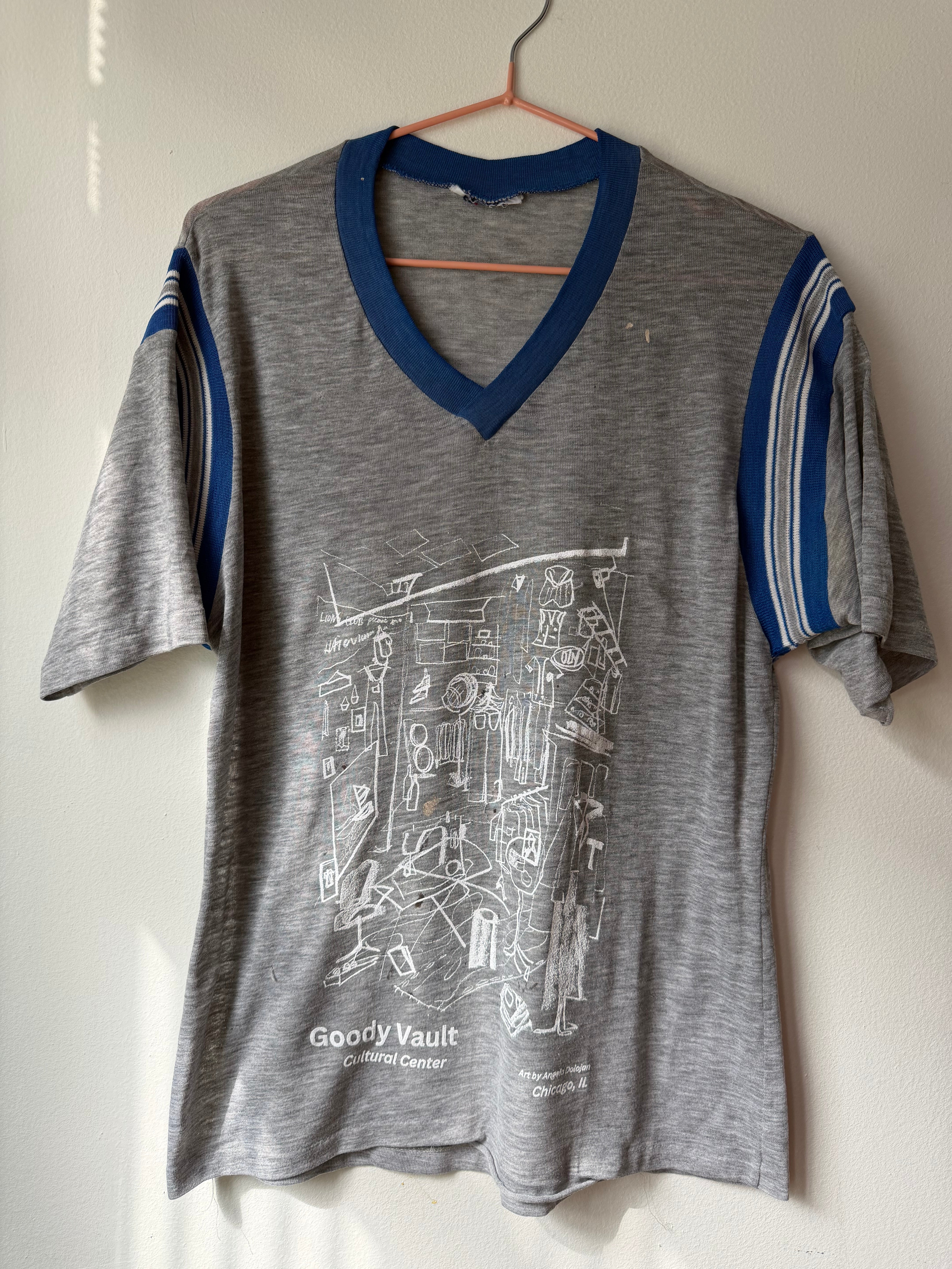 Showroom Drawing” Tee by AD (M) – The Goody Vault