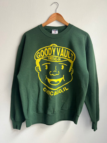 Burger Man Sweat -Forest Green (M)