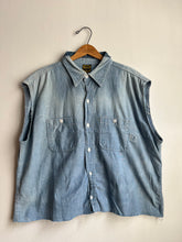 60s/70s DWIG Chambray Shirt -Blue (L)