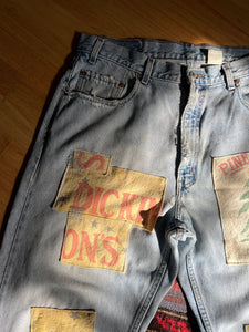 80s Repaired Levis (36x29)