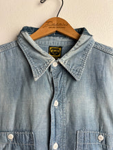 60s/70s DWIG Chambray Shirt -Blue (L)