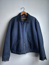 70s/80s Blanket Lined Denim Jacket (L)
