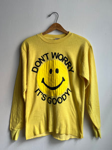 80s DWIG Long Sleeve shirt - Yellow (S)