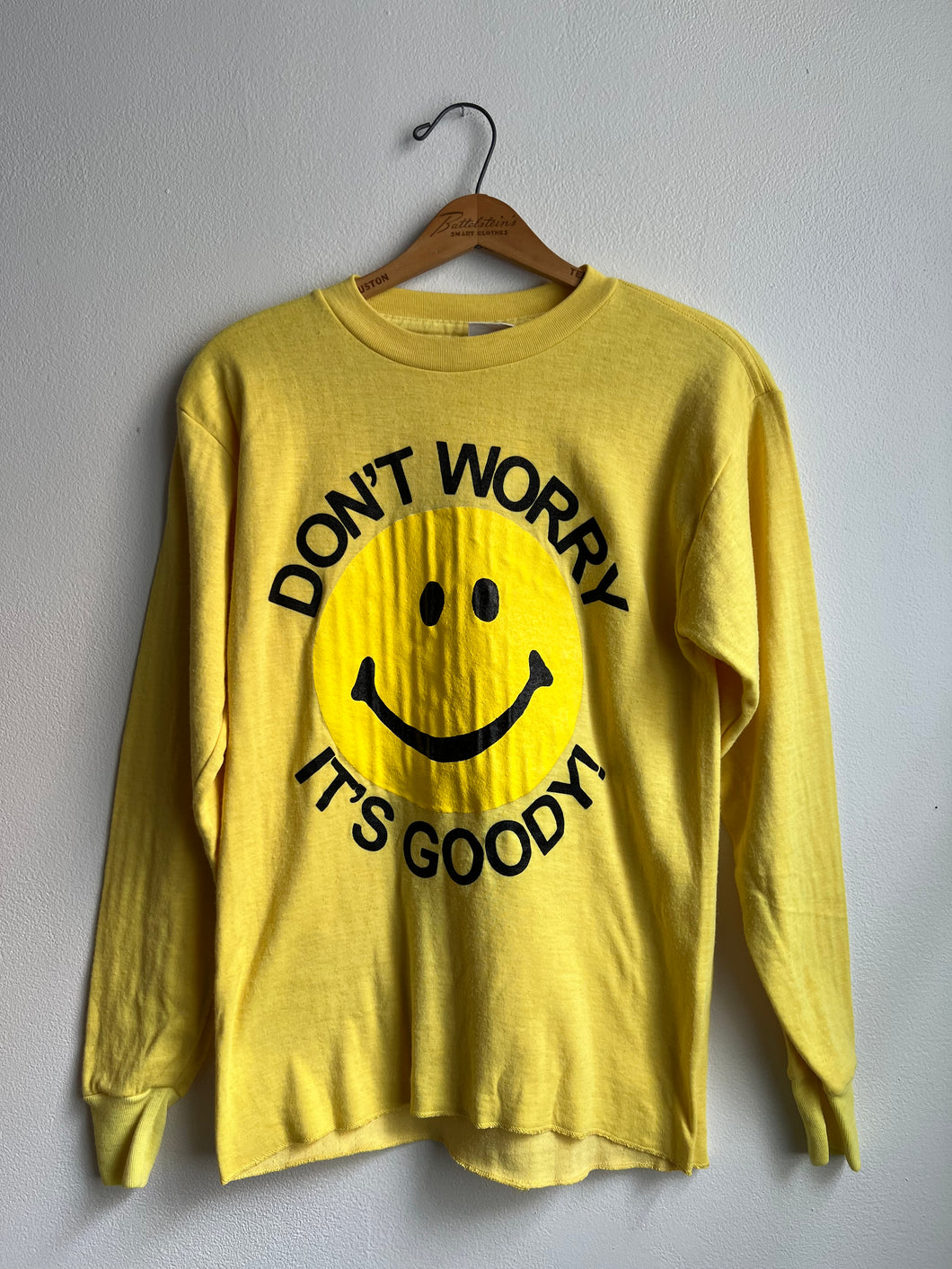 80s DWIG Long Sleeve shirt - Yellow (S)