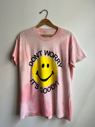 80s DWIG Tie Dye Tee - Pink (L)