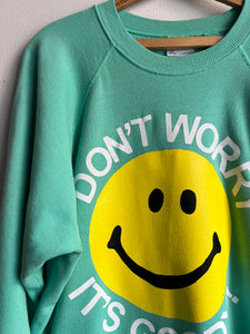 90s DWIG Hanes Sweater - Teal (L)