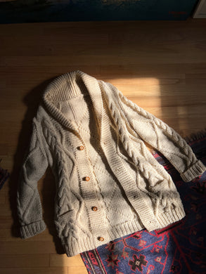 80s Homemade Fisherman Knit (M)