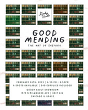 Good Mending - The art of Sashiko 26Feb25