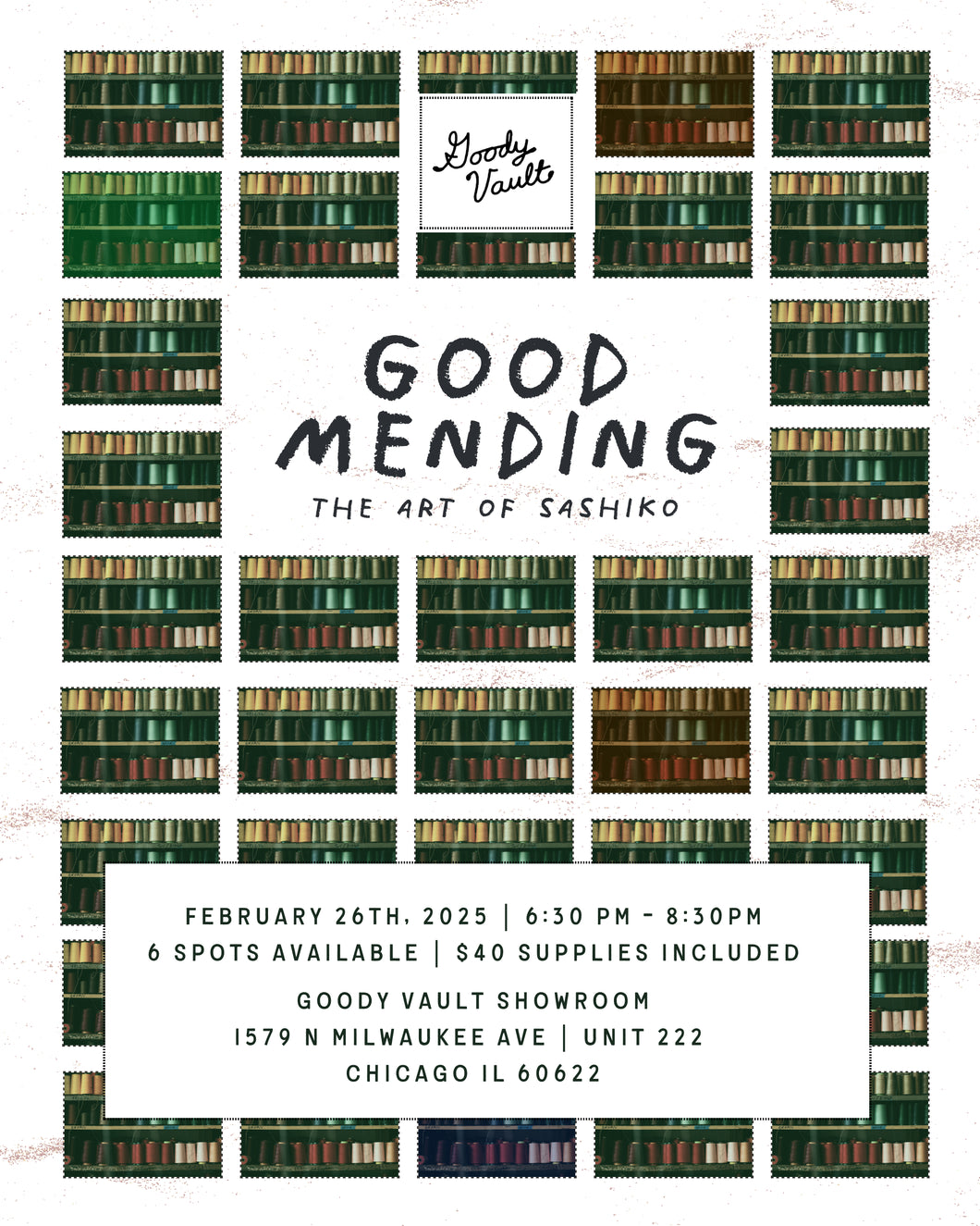 Good Mending - The art of Sashiko 26Feb25