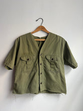 50s DWIG Boy Scout Shirt Cropped -Green (M)