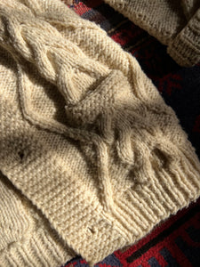 80s Homemade Fisherman Knit (M)