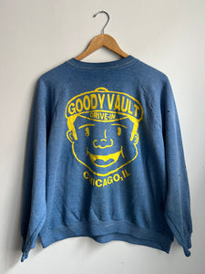 Burger Man Sweat -Sky Blue (L)