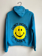 90s DWIG Repaired Hoodie-Teal (M)