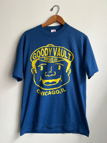 Burger Man Tee -Royal Blue (M)