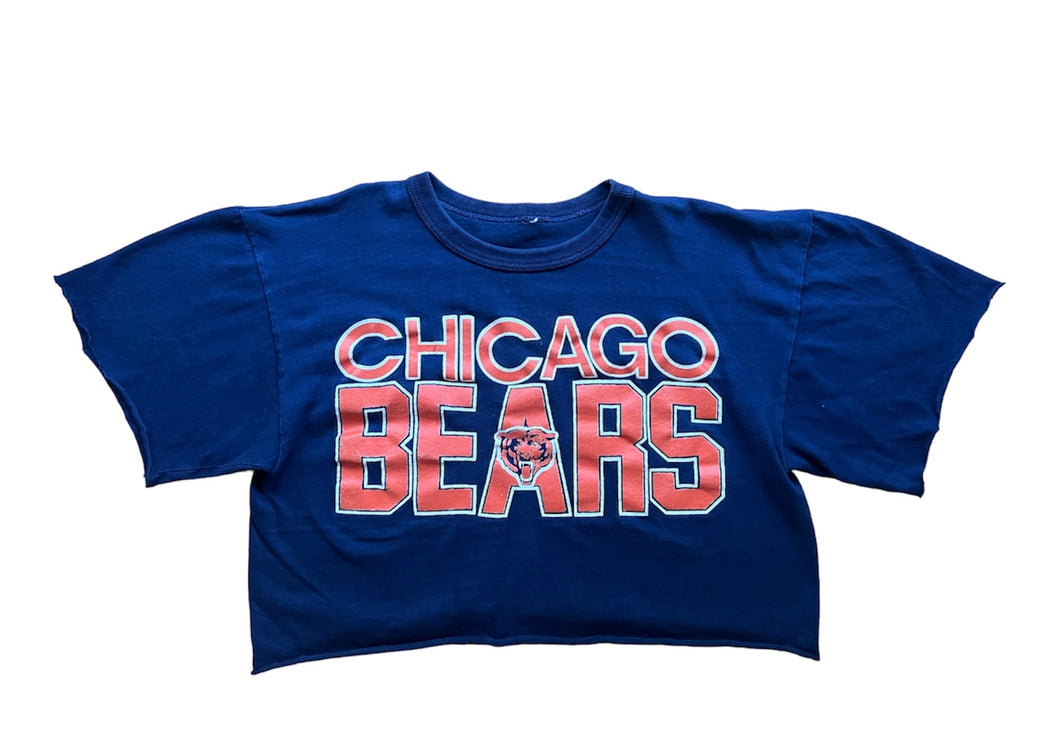 80s/90s Cropped Chicago Bears Tee (CLxGV)