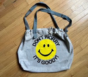 50s/60s DWIG Reworked laundry Bag -Faded Grey (L)