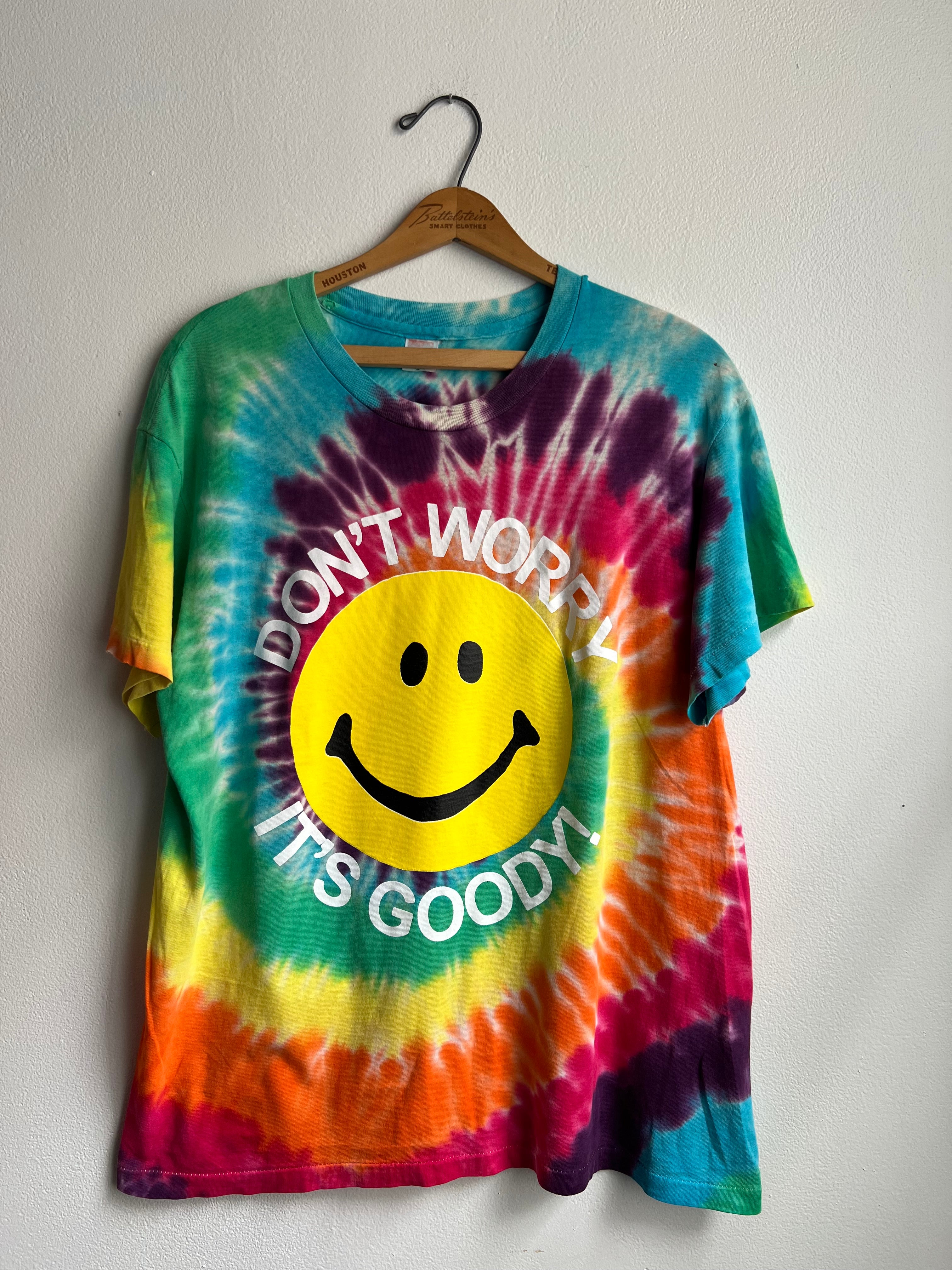 80s/90s DWIG Tie Dye Tee - Multi Color (M) – The Goody Vault