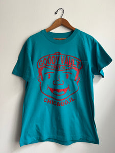 Burger Man Tee -Teal (M)